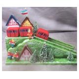 1983 Schmid Ski Chalet Cable Car Music Box
