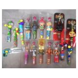 Novelty Charcater Spin Pops & Spin Candy Holders