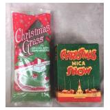 George Franke Christmas Grass & Mica Snow