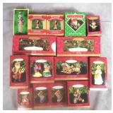 15pc 1984-1997 Hallmark Xmas Ornaments Lot