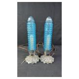 Vintage Bullet / Torpedo Boudoir Lamps