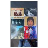 6pc The Beatles Vinyl Records w/ Abbey Road