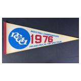 1976 NCAA Champions Basketball Pennant