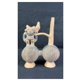 Artist Signed C. Chancay Replica Peruvian Pottery