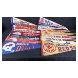 1970s-80s Baseball & Football Team Pennants