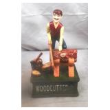 Hawthorne Direct Cast Iron Woodcutter Bank