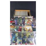 Short Box Of Comic Books w/ Thor & Dracula