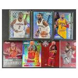7pc Kyrie Irving Basketball Cards w/ Prizm & Relic