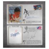 Hal Newhouser/Eric Karros Signed Z-Cachets