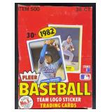 1982 Fleer Baseball Wax Pack Box