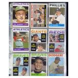 140pc 1964 Topps Baseball Cards w/ Stars & RCs