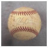 Circa 1995-1996 Texas Rangers Team Signed Baseball