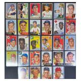 28pc 1952-54 Topps Baseball Cards w/ HOF & Stars