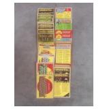 49pc 1959-1965 Topps Baseball Card Checklists Lot