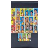 21pc 1970-71 Topps Basketball Cards