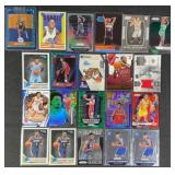 21pc Rookie Basketball Cards w/ Stars & Auto+
