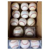 14pc Autographed Baseballs w/ Dwight Gooden