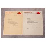 Bob Carpenter/Ruly Carpenter Signed Letters