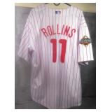 Jimmy Rollins Signed Philiies Baseball Jersey