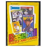 1989 Donruss Baseball Wax Pack Box