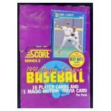 1991 Score Series 2 Baseball Pack Box