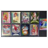 9pc Mike Trout Insert & Parallel Baseball Cards
