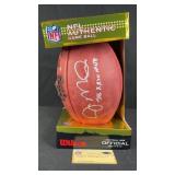 Joe Montana SB XXIV MVP Signed Football w/ Steiner