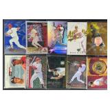 10pc Mark McGwire Baseball Cards w/ Gold Aura