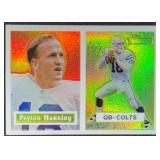 2002 Topps Heritage #86 Peyton Manning Refractor