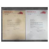 Bob Carpenter/Ruly Carpenter Signed Letters