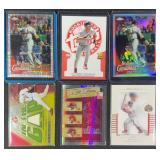 6pc Albert Pujols Baseball Cards w/ Relic & Serial