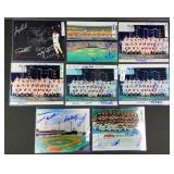 8pc Multi Signed Team Photographs