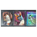 3pc Key Alex Rodriguez Baseball Cards w/ Refractor