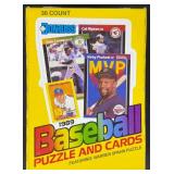 1989 Donruss Baseball Wax Pack Box