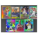 7pc Ken Griffey Jr. Refractor Baseball Cards