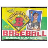 1989 Bowman Baseball Wax Pack Box