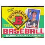 1989 Bowman Baseball Wax Pack Box