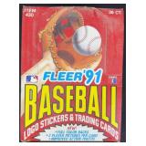 1991 Fleer Baseball Pack Box