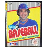 1989 Fleer Baseball Wax Pack Box