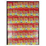 36pc Sealed 1982 Donruss Baseball Wax Packs