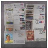 1987-1993 Z & Gateway Stamp Baseball Cachets