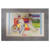 Richie Ashburn Signed Phillies Moments Postcard