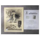 Willie Mays Signed 1991 James Amore Lithograph