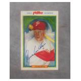 Richie Ashburn Signed Phillies Moments Postcard