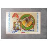 Jim Bunning/Chris Short Signed Phillies Postcard