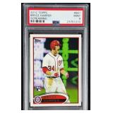 PSA 9 2012 Topps #661 Bryce Harper Screaming