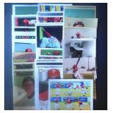 36pc Philadelphia Phillies Signed Photographs Lot