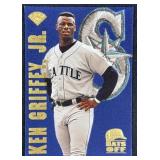1996 Leaf #5 Hats Off Ken Griffey Jr. #4862/5000