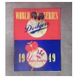 1949 Baseball World Series Program