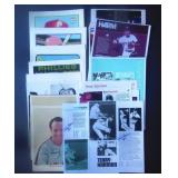 26pc Terry Harmon Signed Photographs Lot
